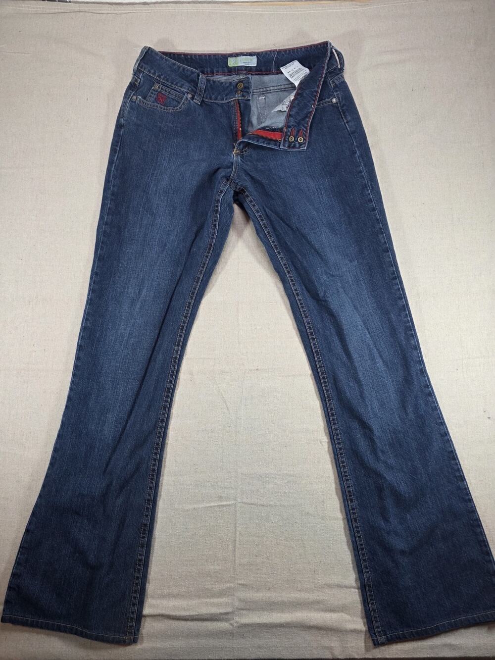 Wrangler 20X Jackson XL Womens Jeans Size 7/8 Blue Denim Low Rise Bootcut Y2K